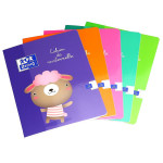 OXFORD PRESCHOOL NOTEBOOK - 17x22cm - Soft cover - Stapled - 3/10mm Double-spaced ruling - 32 pages - Assorted colours - 100101937_1200_1677158267