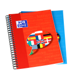 OXFORD VOCABULARY COACH SMALL NOTEBOOK  - A5 - Soft card cover - Twin-wire - Specific ruling - 96 pages - Assorted colours - 100102191_1200_1685140512