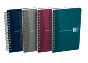 OXFORD Office Essentials Notebook - 9x14cm - Soft Card Cover - Twin-wire - 5mm Squares - 180 Pages - Assorted Colours - 100102276_1400_1686155832