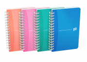 OXFORD Office My Colours Notebook - 9x14cm - Polypropylene Cover - Twin-wire - 5mm Squares - 180 Pages - Assorted Colours - 100102323_1400_1652696982