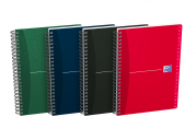 OXFORD Office Essentials A-Z Index Book - A5 - Soft Card Cover - Twin-wire - Ruled - 180 Pages - SCRIBZEE Compatible - Assorted Colours - 100102865_1400_1636058687