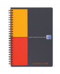 OXFORD International Adressbook - A5 - Tapa de plástico - Espiral doble - Rayado específico - 72 Hojas - Gris - 100103165_1101_1583238473