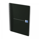 Oxford Office Essentials Spiralbuch - A5 - Liniert - 90 Blatt - Doppelspirale -Softcover - SCRIBZEE® kompatibel - Schwarz - 100103627_1300_1643299353