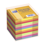 OXFORD Cube Refill + Container - 9x9cm - Plain - 680 Sheets - Assorted Colours - 100103783_1300_1686194891