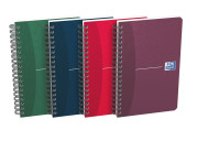 Oxford Office Essentials Carnet - 11x17 cm - Couverture souple - Reliure intégrale - Petits carreaux 5x5 - 180 Pages - Coloris Assortis - 100103841_1400_1677208627