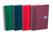 OXFORD Office Essentials Notebook - 11x17cm - Soft Card Cover - Twin-wire - 5mm Squares - 180 Pages - Assorted Colours - 100103841_1400_1686156041