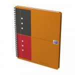 OXFORD International Activebook - A5+ – Omslag af polypropylen – Dobbeltspiral – Tæt linjeret – 160 sider – SCRIBZEE®-kompatibel – Orange - 100104067_1300_1648592768