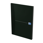 OXFORD Office Essentials Notebook - A4 - Hardback Cover - Casebound - 5mm Squares - 192 Pages - Black - 100104227_1300_1686181646