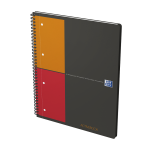 Oxford International Cahier Activebook - A4+ - Couverture polypro - Reliure intégrale - Petits carreaux 5x5 - 160 pages - Compatible SCRIBZEE® - Gris - 100104329_1300_1685152113