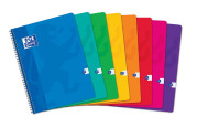 OXFORD CLASSIC NOTEBOOK - 24x32cm - Soft card cover - Twin-wire - 5x5mm Squares - 100 pages - Assorted colours - 100104405_1200_1676911779