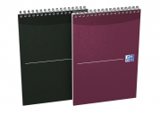OXFORD Office Essentials Notepad - A5 - Soft Card Cover - Twin-wire - 5mm Squares - 100 Pages - SCRIBZEE Compatible - Assorted Colours - 100104475_1400_1641460596
