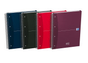 OXFORD Office Essentials European Book - A4+ - Harde kartonnen kaft - Dubbelspiraal - Geruit 5mm - 120 Vel - SCRIBZEE® Compatible - Assorti - 100104738_1400_1677208653