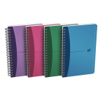 OXFORD Office Urban Mix A-Z Index Book - 11x17cm - Polypropylene Cover - Twin-wire - Ruled - 180 Pages - Assorted Colours - 100104841_1400_1709630272