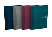 OXFORD Essentials gebundenes Notizbuch - A4 - liniert - 96 Blatt - Optik Paper® - Kunststoffbeschichtetes Hardcover - assortiert - 100105005_1400_1677240532