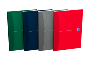 OXFORD Office Essentials Notebook - A4 - Soft Card Cover - Casebound - Seyès - 192 Pages - Assorted Colours - 100105084_1400_1686156376