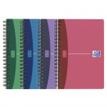 OXFORD Office Urban Mix Notebook - 11x17cm –polypropenomslag – dubbelspiral – linjerad – 180 sidor – blandade färger - 100105213_1200_1610436290