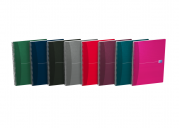 OXFORD Office Essentials Notebook - A4 – Blødt papomslag – Dobbeltspiral – Kvadreret 5x5 mm – 180 sider – SCRIBZEE®-kompatibel – Assorterede farver - 100105406_1400_1636059347