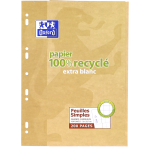 OXFORD RECYCLED LOOSE Leaves - A4 - Cardboard Box - Seyès Squares - 200 punched pages - 100105675_1100_1686097071