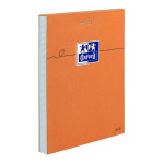OXFORD Orange Notepad - 8,5x12cm - Stapled - Coated Card Cover - 5mm Squares - 160 Pages - Orange - 100106277_1300_1677205324