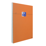 Oxford Bloc-Notes Orange - A4 - Couverture Enduite - Agraphé - Petits carreaux 5x5 - 160 Pages -  Orange - 100106281_1300_1685150712