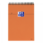 Oxford Bloc-Notes Orange - A5 - Couverture Enduite - Reliure intégrale - Petits carreaux 5x5 - 160 Pages - Compatible SCRIBZEE ® - Orange - 100106296_1100_1631695643