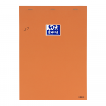 Oxford Bloc-Notes Orange - A4 - Couverture Enduite - Agraphé - Seyes - 160 Pages -  Orange - 100106303_1100_1631695673