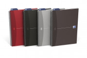OXFORD Office Essentials Notebook - A4 - Hardback Cover - Twin-wire - Ruled - 120 Pages - SCRIBZEE® Compatible - Assorted Colours - 100106315_1400_1583244254