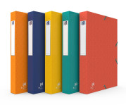 Boîte de classement Oxford Bicolor Recyc+ - 24x32 - Dos 40mm - Carte - Couleurs assorties - 100200402_1400_1677205439
