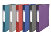 OXFORD CROSSLINE FILING BOX - 24X32 - 40 mm spine - Polypropylene - Assorted colors - 100200595_1400_1589816743