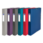 OXFORD CROSSLINE FILING BOX - 24X32 - 40 mm spine - Polypropylene - Assorted colors - 100200595_1401_1709630085