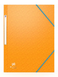 Chemise à élastique Oxford Bicolor Recyc+ - A4 - Carte - Orange - 100200691_1100_1676919493