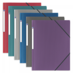 OXFORD CROSSLINE 3-FLAP FOLDER - A4 - Polypropylene - Assorted colors - 100201104_1200_1574075594