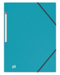 OXFORD MEMPHIS 3-FLAP FOLDER - A4 - Polypropylene -  Blue Turquoise - 100201134_1100_1677191289