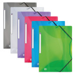 OXFORD HAWAI 3-FLAP FOLDER - A4 - Polypropylene - Translucent - Assorted colors - 100201189_1200_1677154544
