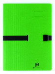 Chemise à sangle Oxford Bicolor Recyc+ - A4 - Extensible - Dos de 13cm - à Clip - Carte - Vert - 100201316_8000_1558982087