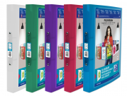 OXFORD POLYVISION RING BINDER - A4 - 30 mm spine - 2-O rings - Polypropylene - Translucent - Assorted colors - 100201407_1400_1609767599