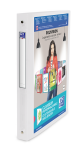 OXFORD POLYVISION RING BINDER - A4 - 30 mm spine - 4-O rings - Polypropylene - Translucent - Clear - 100201432_1300_1685139544