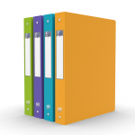 OXFORD MEMPHIS RING BINDER - A4 - 40 mm spine - 4-O rings - Polypropylene - Opaque -  Assorted colors "style" - 100201598_8000_1561555784