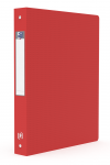 OXFORD MEMPHIS RING BINDER - A4 - 40 mm spine - 4-O rings - Polypropylene - Opaque -  Red - 100201602_8000_1561555859
