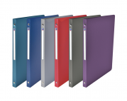 OXFORD CROSSLINE RING BINDER - A4 - 20 mm spine - 4-O Rings - Polypropylene - Opaque - Assorted colors - 100202261_1400_1588839023