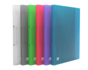 OXFORD HAWAI RING BINDER - A4 - 20 mm spine - 2-O rings - Polypropylene - Translucent - Assorted colors - 100202266_1400_1677163929