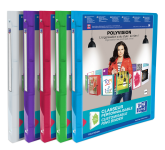 OXFORD POLYVISION RING BINDER - A4 - 20 mm spine - 4-O rings - Polypropylene - Translucent - Assorted colors - 100202273_1400_1685139247