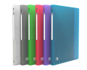 OXFORD HAWAI RING BINDER - A4 - Spine of 20mm - 4-O rings - Polypropylene - Translucent - Assorted colors - 100202319_1400_1677163932