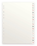 Intercalaires Alphabétiques A4 18 Positions Carte blanche satinée -  - 100204593_1100_1676970001