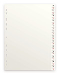 Intercalaires Alphabétiques A4 26 Positions Carte blanche satinée -  - 100204598_1100_1677165285
