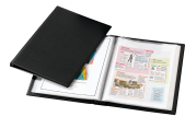 OXFORD VOLTIPLAST DISPLAY BOOK WITH REMOVABLE POCKETS - A4 - 100 pockets - Black - 100205564_1100_1686123519