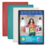 OXFORD POLYVISION DISPLAY BOOK - A4 - 60 pockets - Polypropylene - Opaque Assorted colors - 100205898_1200_1577452474