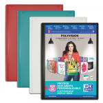 OXFORD POLYVISION DISPLAY BOOK - A4 - 100 pockets - Polypropylene - Opaque Assorted colors - 100205977_1200_1573140738