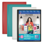 OXFORD POLYVISION DISPLAY BOOK - A4 - 100 pockets - Polypropylene - Opaque Assorted colors - 100205977_1200_1677154552