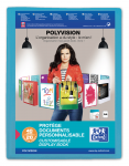 OXFORD POLYVISION DISPLAY BOOK - A4 - 20 pockets - Polypropylene - Translucent - Blue - 100206087_1100_1606990956